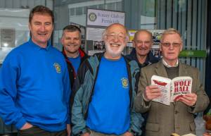 Members of the club having a good time at the Street Fair.